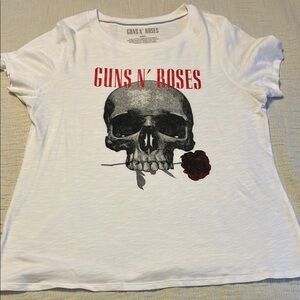 Guns N' Roses White Graphic T-Shirt
